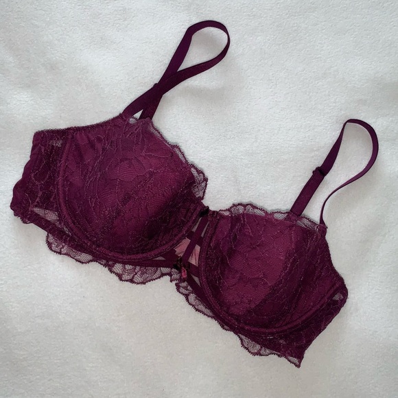 VS Lace Balconet Bra, Lightly Lined, size 36D, EUC (washed 1x but not worn) - Picture 4 of 12